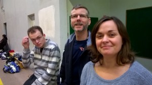 Vial, Pierre et Vero au naturel ;)